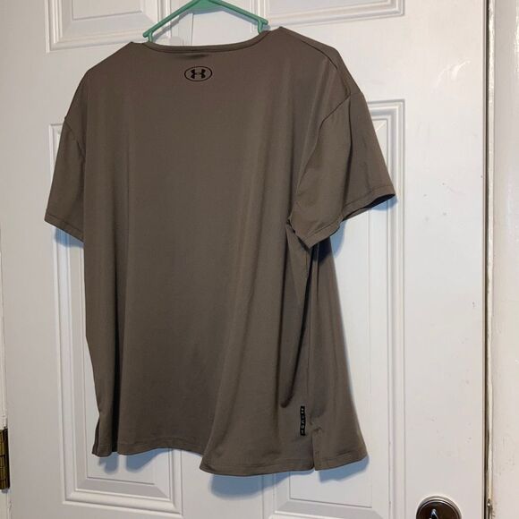 UNDER ARMOUR Campus Oversize Lifestyle Gray Grey T Shirt Womens Large - Picture 12 of 14